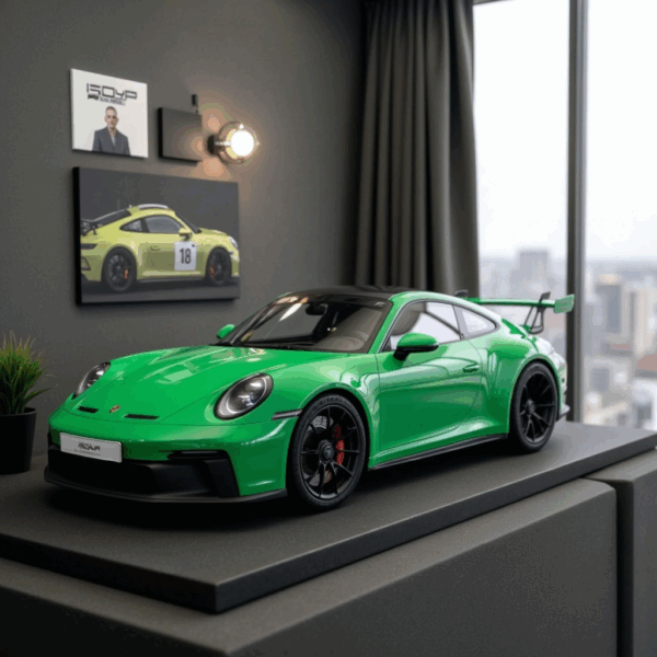 GT Spirit PORSCHE 911 992 GT3 GREEN 2022 1:8 – Bild 4