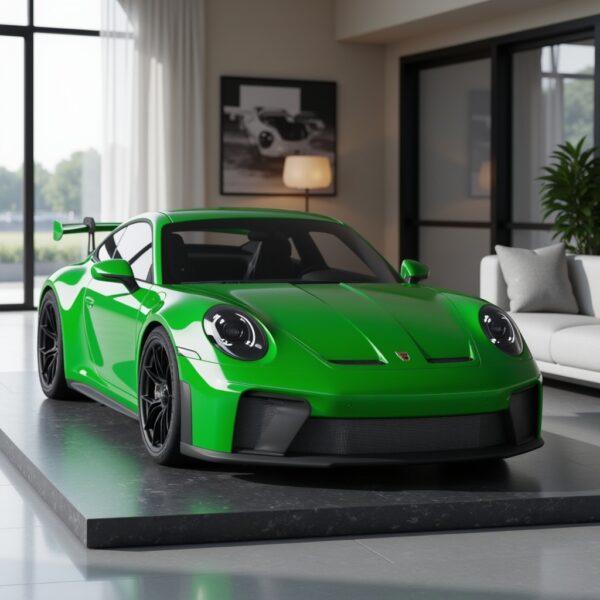 GT Spirit PORSCHE 911 992 GT3 GREEN 2022 1:8 – Bild 3
