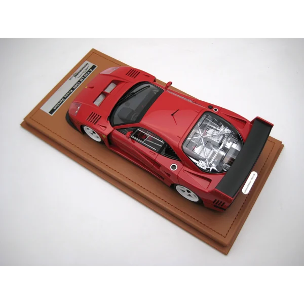 Tecnomodel Ferrari F40 LM 1996 Press Red weiße Felgen – Bild 3