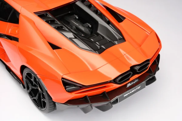 Amalgam Lamborghini Revuelto | Limitierte Auflage in Arancia Apodis 1:8 – Bild 10