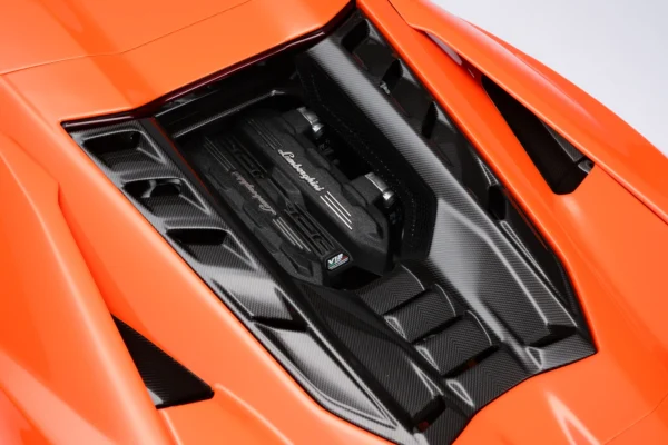 Amalgam Lamborghini Revuelto | Limitierte Auflage in Arancia Apodis 1:8 – Bild 11