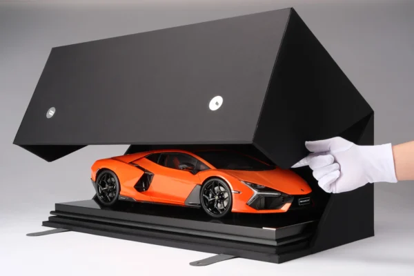 Amalgam Lamborghini Revuelto | Limitierte Auflage in Arancia Apodis 1:8 – Bild 6