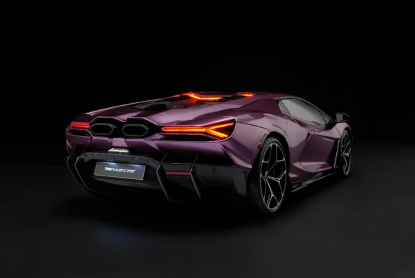 Amalgam Lamborghini Revuelto | Limitierte Auflage in Arancia Apodis 1:8 – Bild 24
