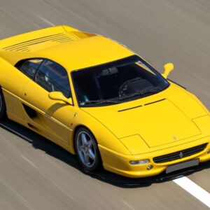 BBR Ferrari F355 Berlinetta 1994 manual gear Giallo Modena - black interior
