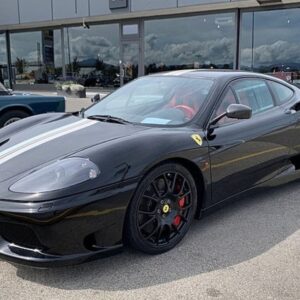 BBR Ferrari 360 Challenge Stradale Nero DS with italian stripe