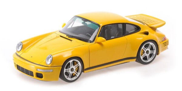 Almost Real Porsche Ruf CTR Anniversary 2017 blossom gelb 1:18 – Bild 3