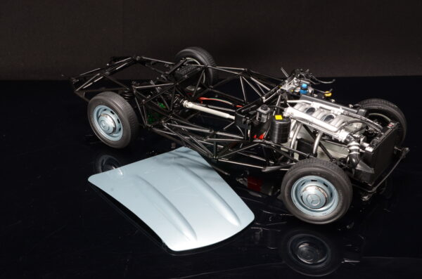 IXO Mercedes 300 SL Roadster blau modelcars24 exklusive Bausatz 1:8 – Bild 7