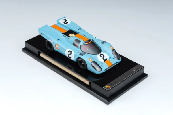 Amalgam Porsche 917K - Sieger von 1970 Daytona - Gulf-Lackierung - Road & Track 1:18 – Bild 3