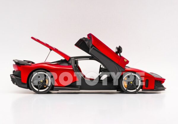 BBR Ferrari F80 diecast full open Rosso Supercar - LAUNCH PACK - BASE AND CASE INCLUDED – Bild 2