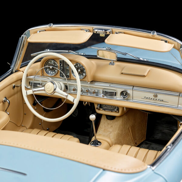 IXO Mercedes 300 SL Roadster blau modelcars24 exklusive Bausatz 1:8 – Bild 5