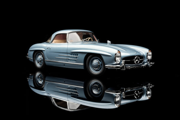 IXO Mercedes 300 SL Roadster blau modelcars24