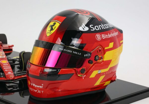 BBR Ferrari SF24 Australian GP 2024 - Sainz DIECAST MODEL AND HELMET – Bild 10