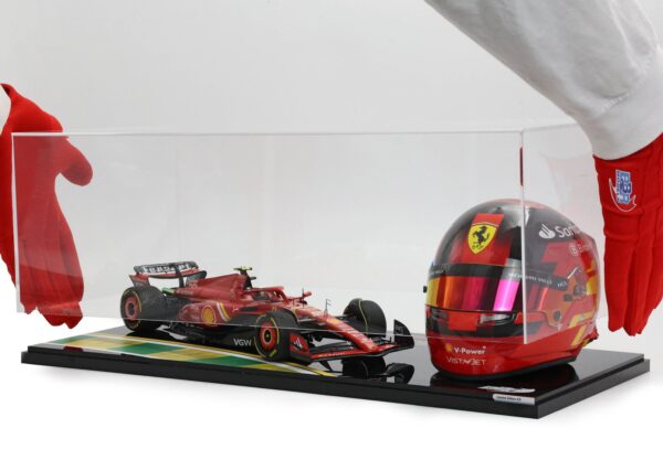 BBR Ferrari SF24 Australian GP 2024 - Sainz DIECAST MODEL AND HELMET – Bild 6
