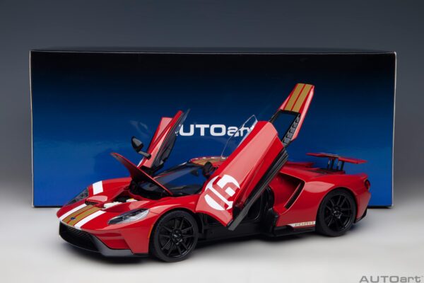 AUTOart Ford GT 2022 Alan Mann Heritage Edition (Alan Mann Red)