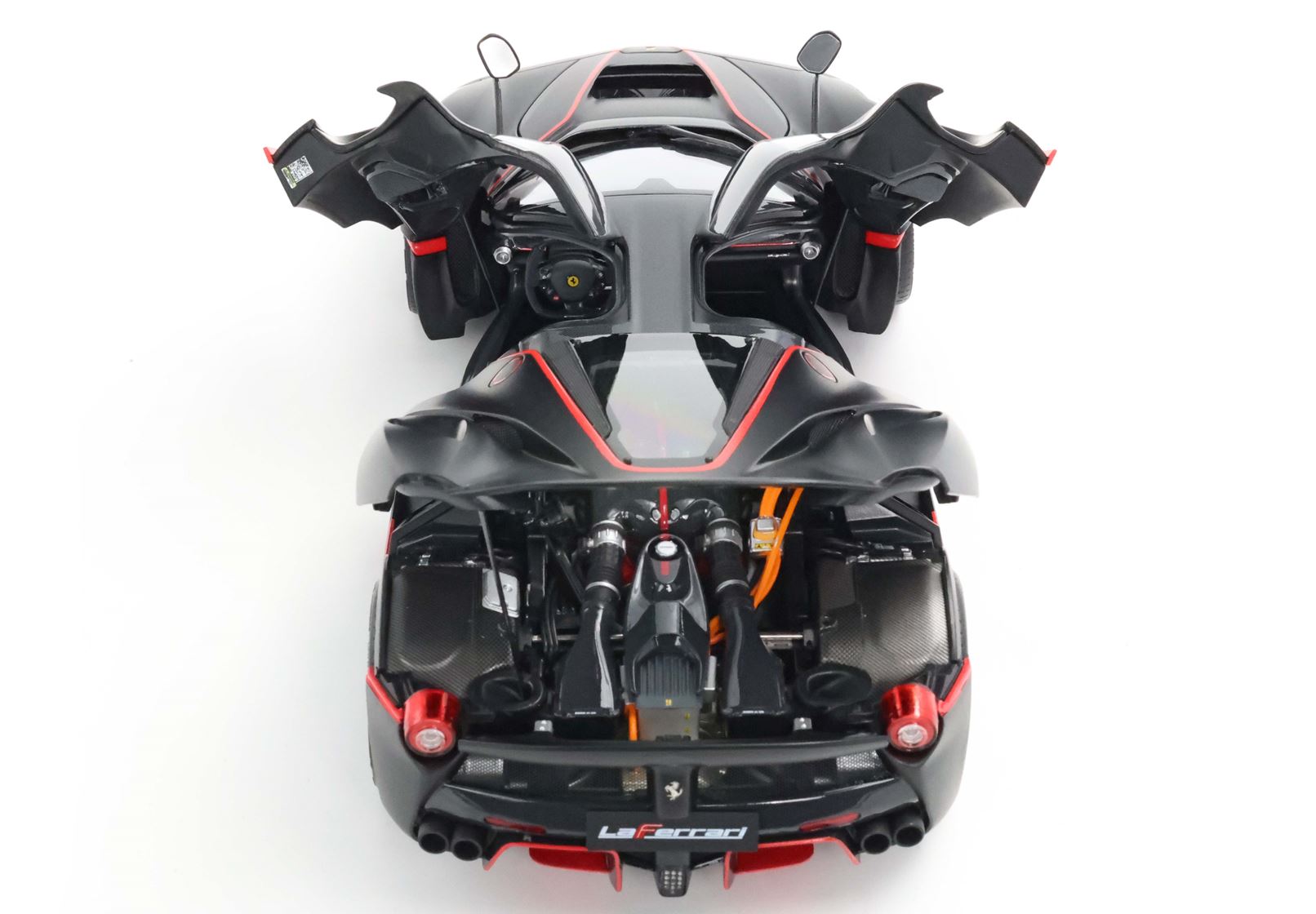 BBR Ferrari LaFerrari Matt black with red stripes – Bild 6
