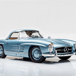 IXO Mercedes 300 SL Roadster blau modelcars24