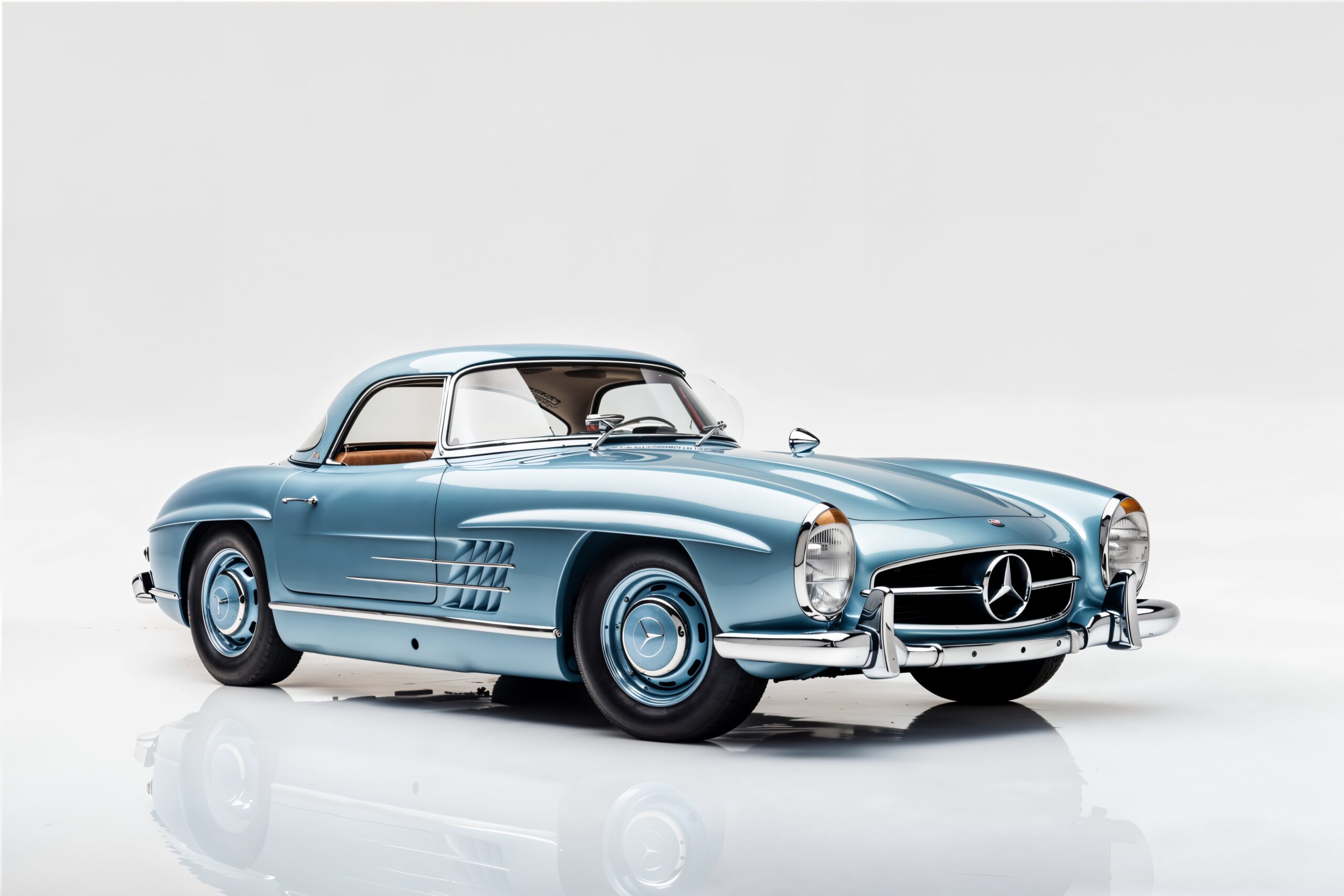 IXO Mercedes 300 SL Roadster blau modelcars24