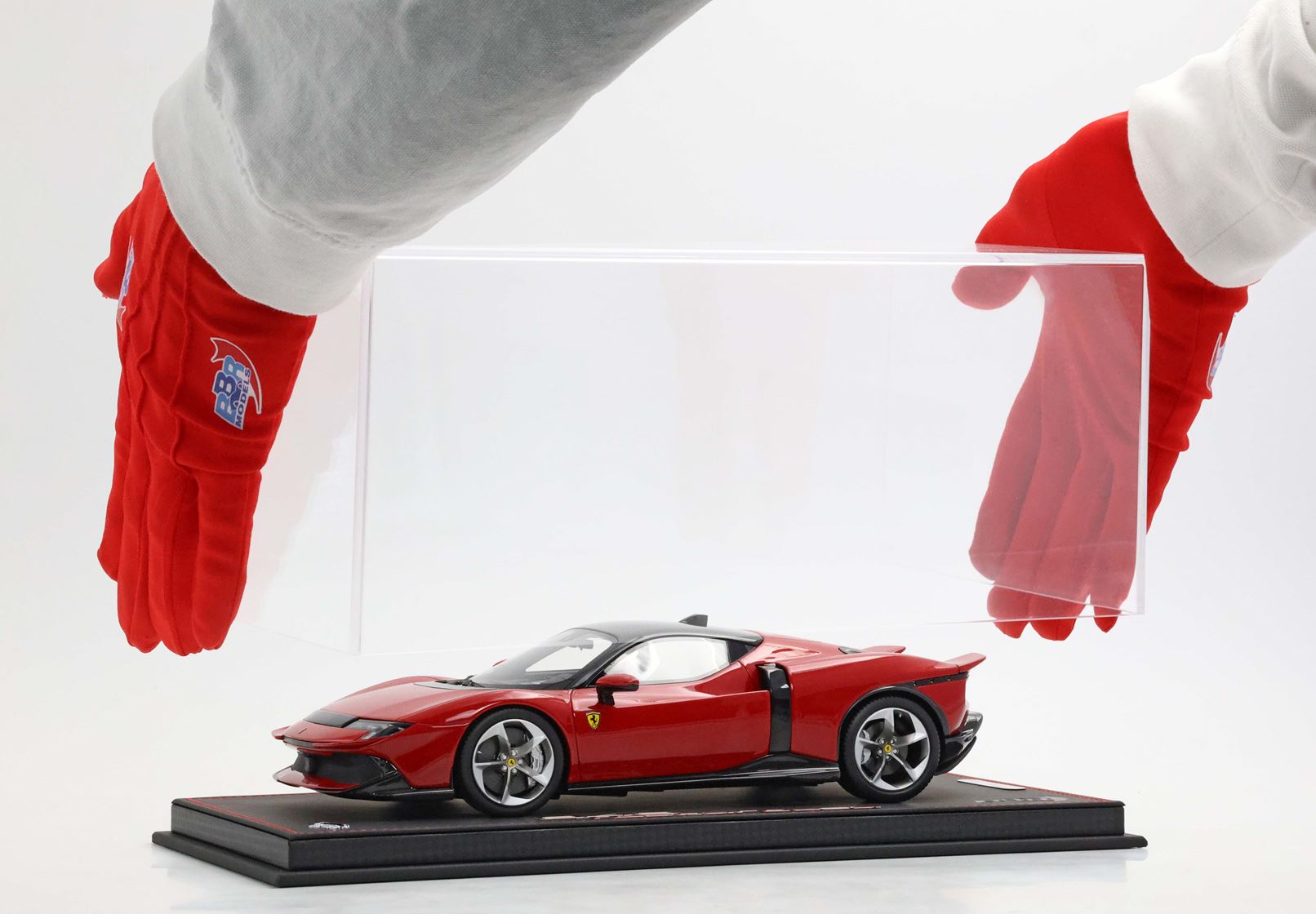 BBR Ferrari 849 Testarossa Rosso Fiammante Press Version - 1/18 - 画像2