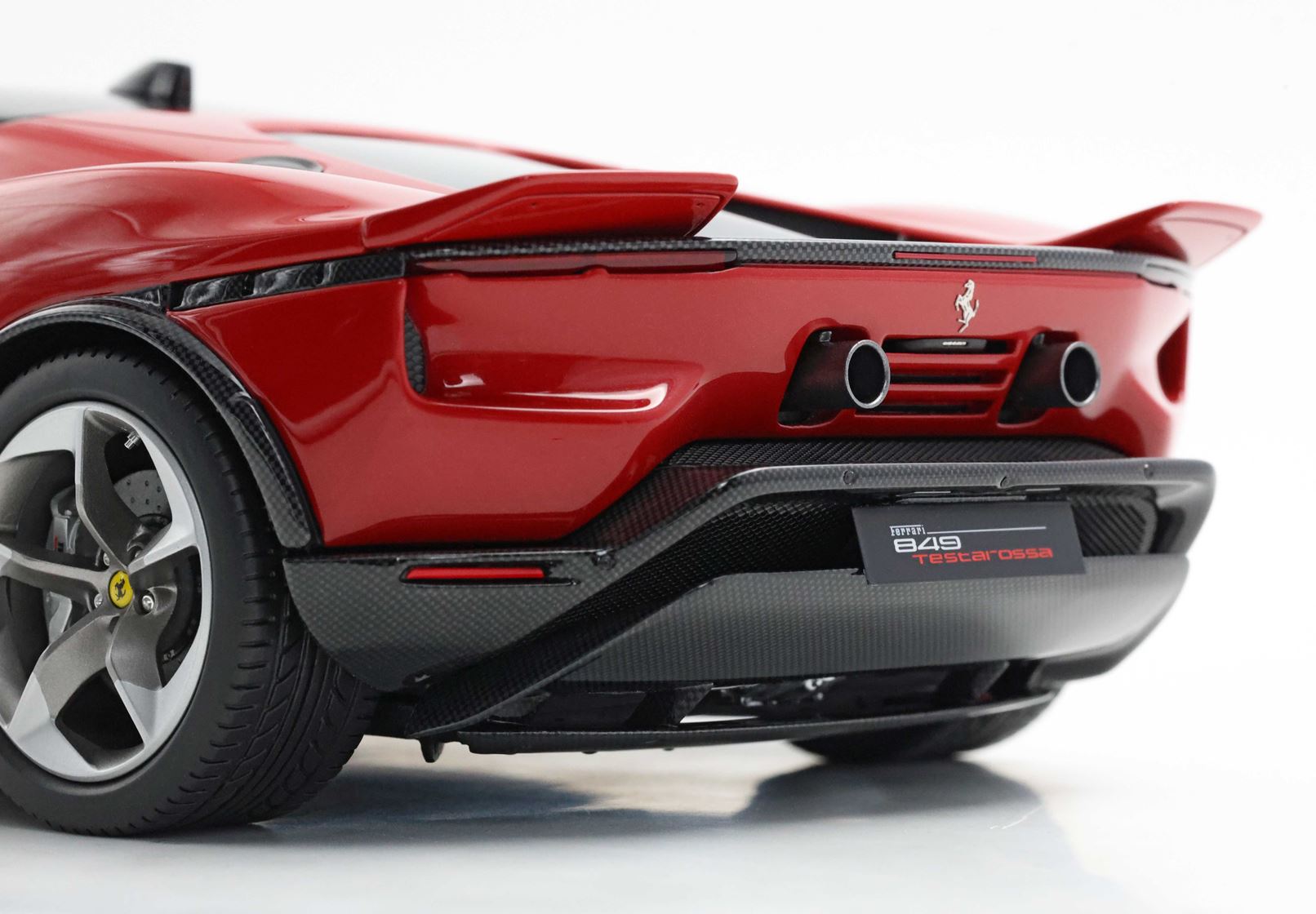 BBR Ferrari 849 Testarossa Rosso Fiammante Press Version - 1/18 - 画像5