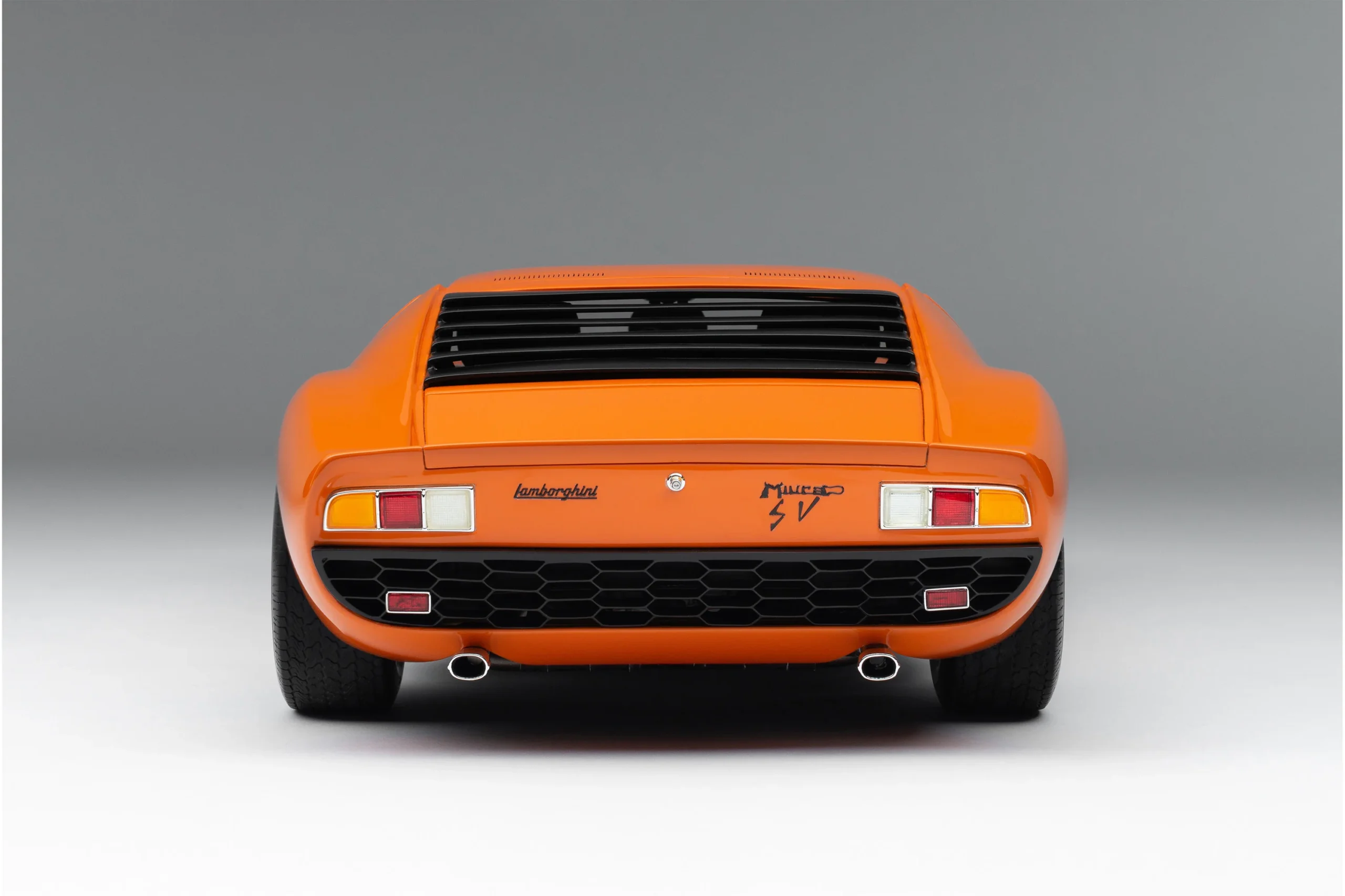 Amalgam Lamborghini Miura P400 SV (1971) | Edition in orange 1:8 – Bild 5
