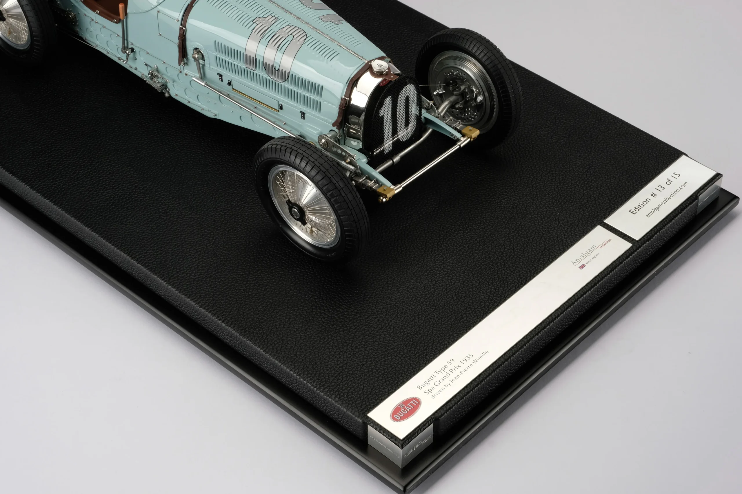 Amalgam BUGATTI Type 59 - 1935 Belgian Grand Prix - Wimille -1/8 – Bild 2