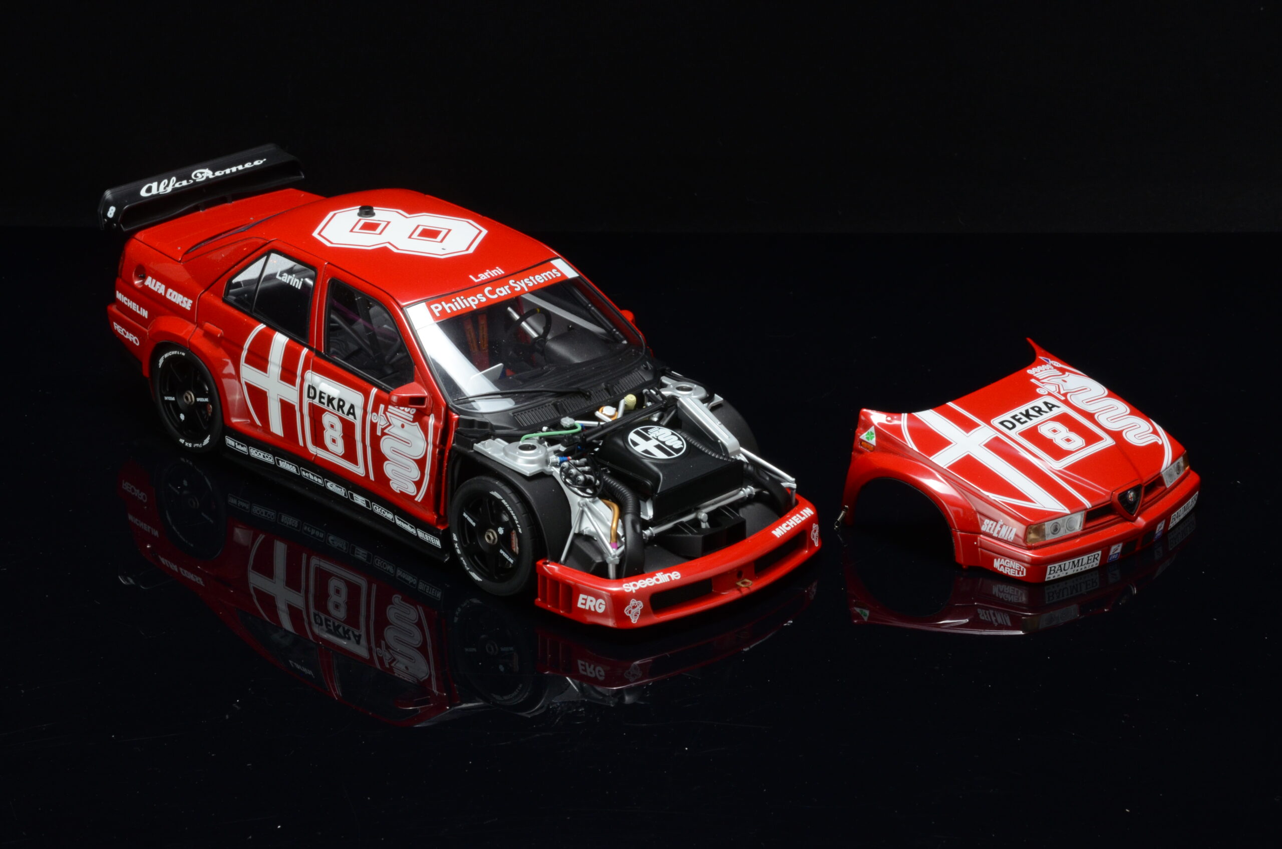Alfa Romeo 155 V6 TI DTM 1993 Zolder Larini 1/18 – Bild 6