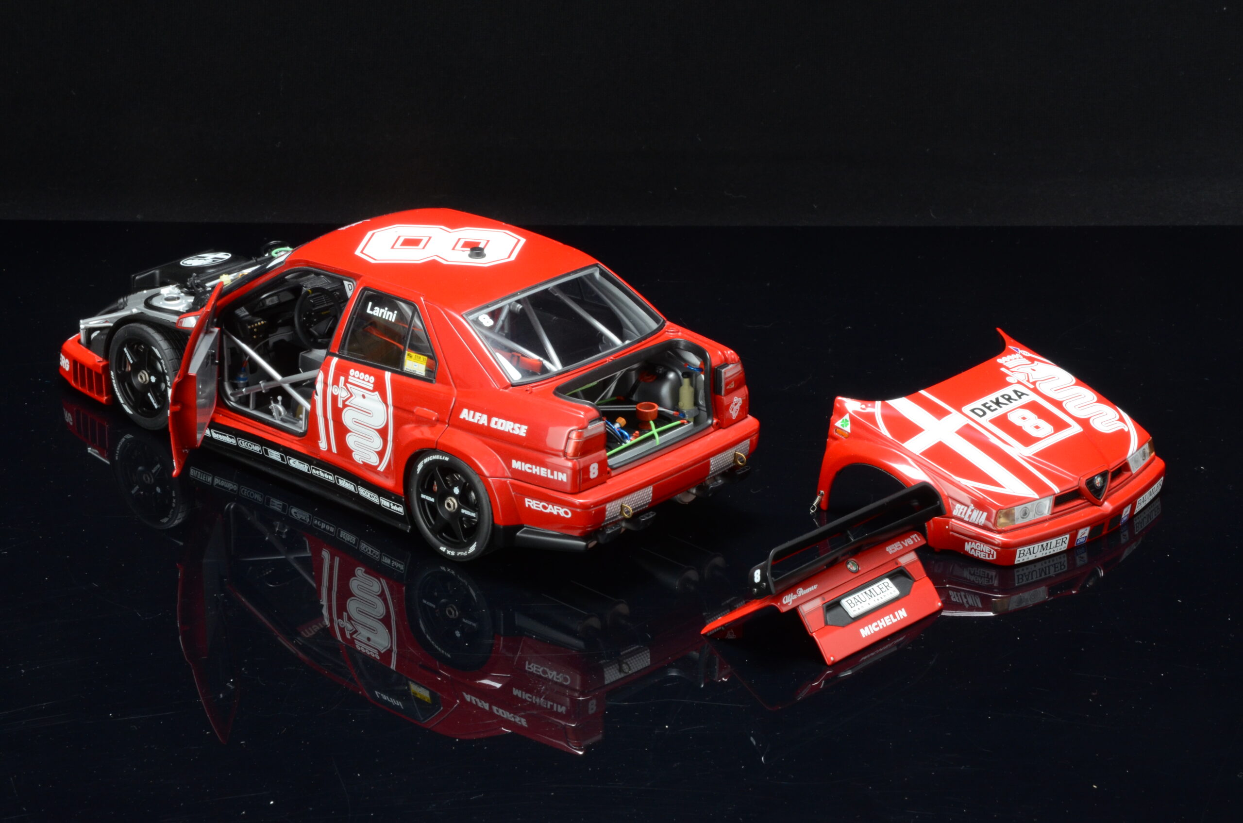 Alfa Romeo 155 V6 TI DTM 1993 Zolder Larini 1/18 – Bild 4