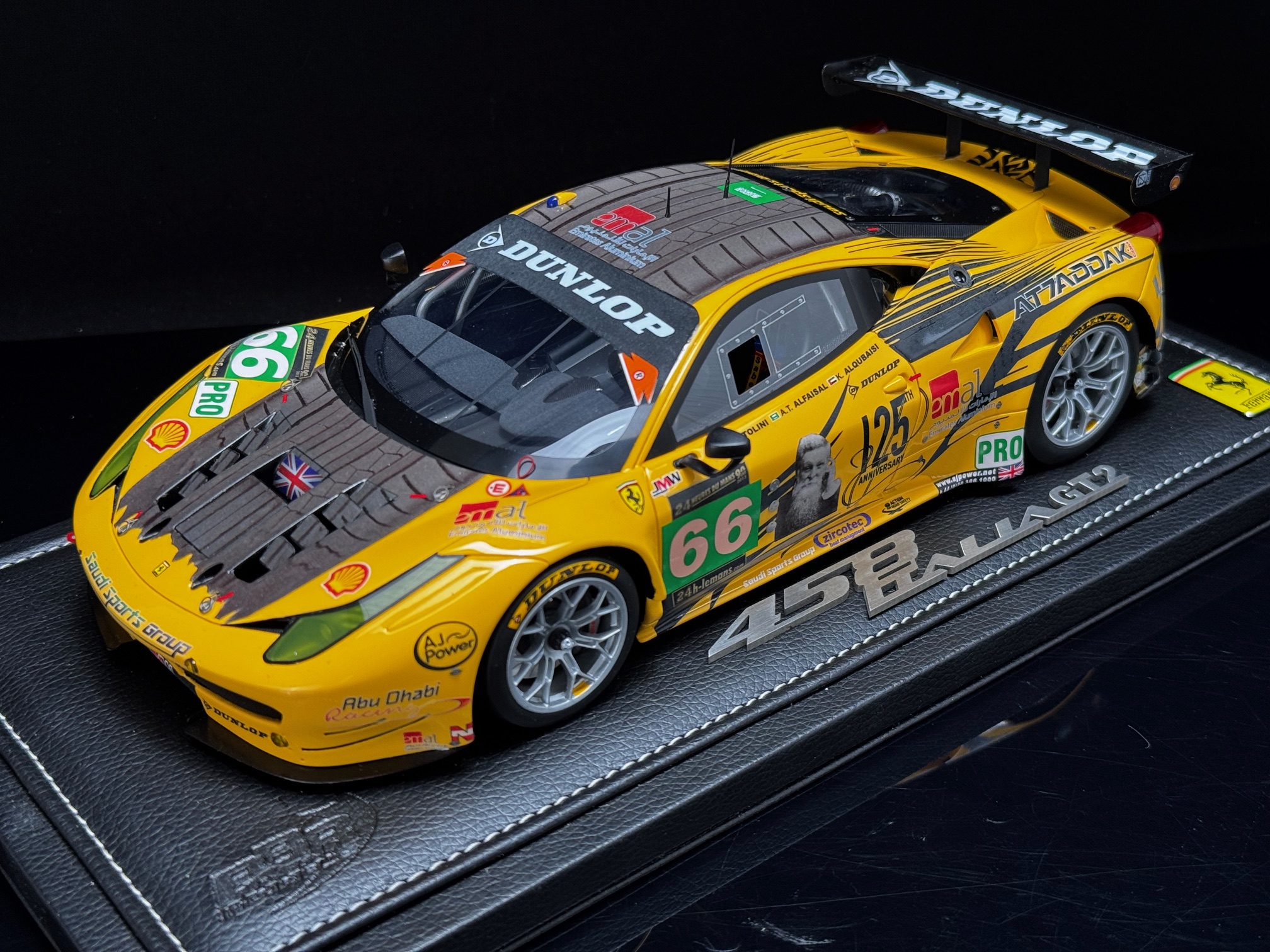 BBR Ferrari 458 Italia GT2 GTE PRO 24h Lemans 2013 - 1/18 – Bild 2