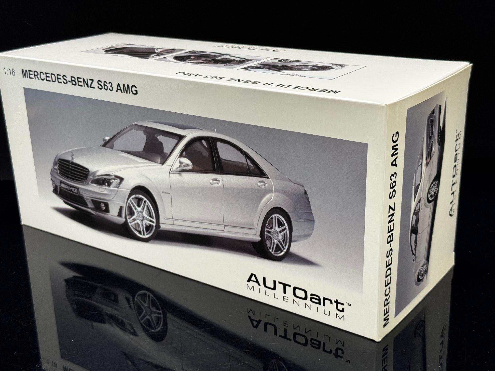AUTOart Mercedes-Benz S63 AMG silber - 1/18 - Image 8