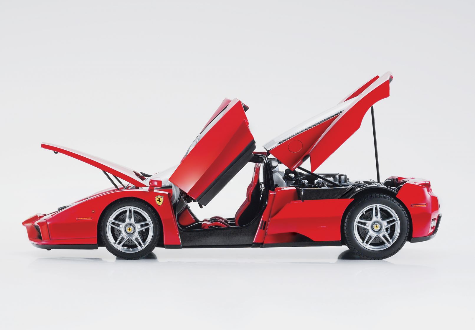 BBR Ferrari Enzo open diecast Rosso Corsa - Silver wheels - Luxury pack - 1/18 – Bild 5