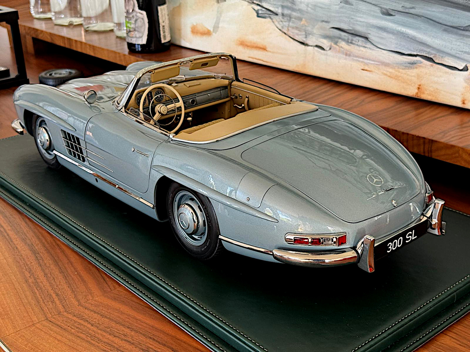 IXO Mercedes 300 SL Roadster blau modelcars24 exklusive Bausatz 1:8 - 1/8 - Image 6