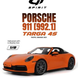GT Spirit Porsche 911 [992.1] Targa 4S Pastel Orange 2021 - 1/8