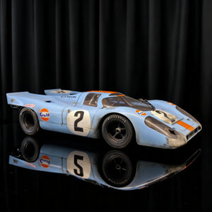 Amalgam Porsche 917K - Sieger von 1970 Daytona - Gulf-Lackierung - Race Weathered - 1/8