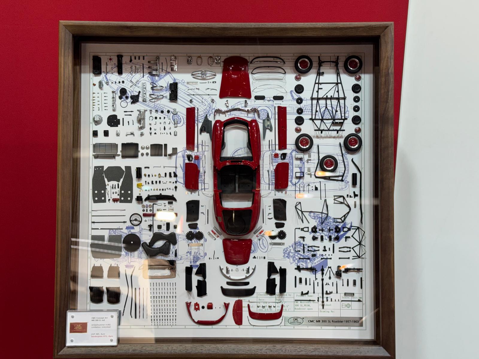 CMC Conception Art Mercedes 300 SL 1/18