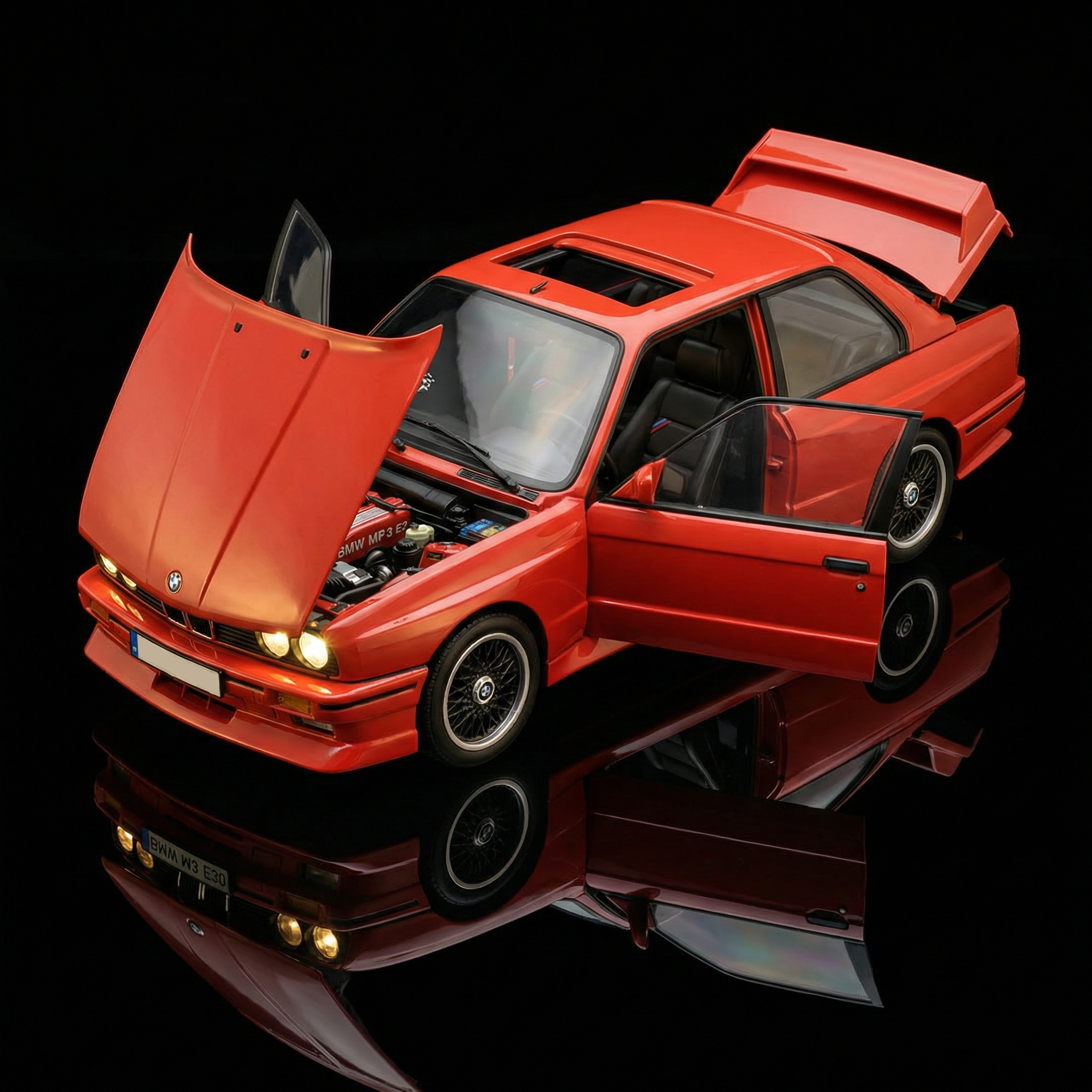 IXO 1:8 Scale Model Kit of the BMW M3 E30 - 1/8