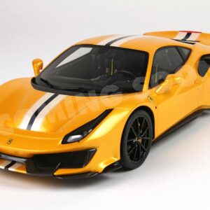BBR Ferrari 488 Pista - diecast - full open Giallo Tristrato - LUXURY PACK - 1/18