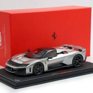 BBR Ferrari F80 Rosso Corsa - Aluminium gloss - 1/18