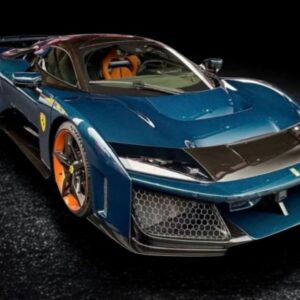 BBR Ferrari F80 metal diecast full open Full carbon blue - LUXURY PACK - 1/18