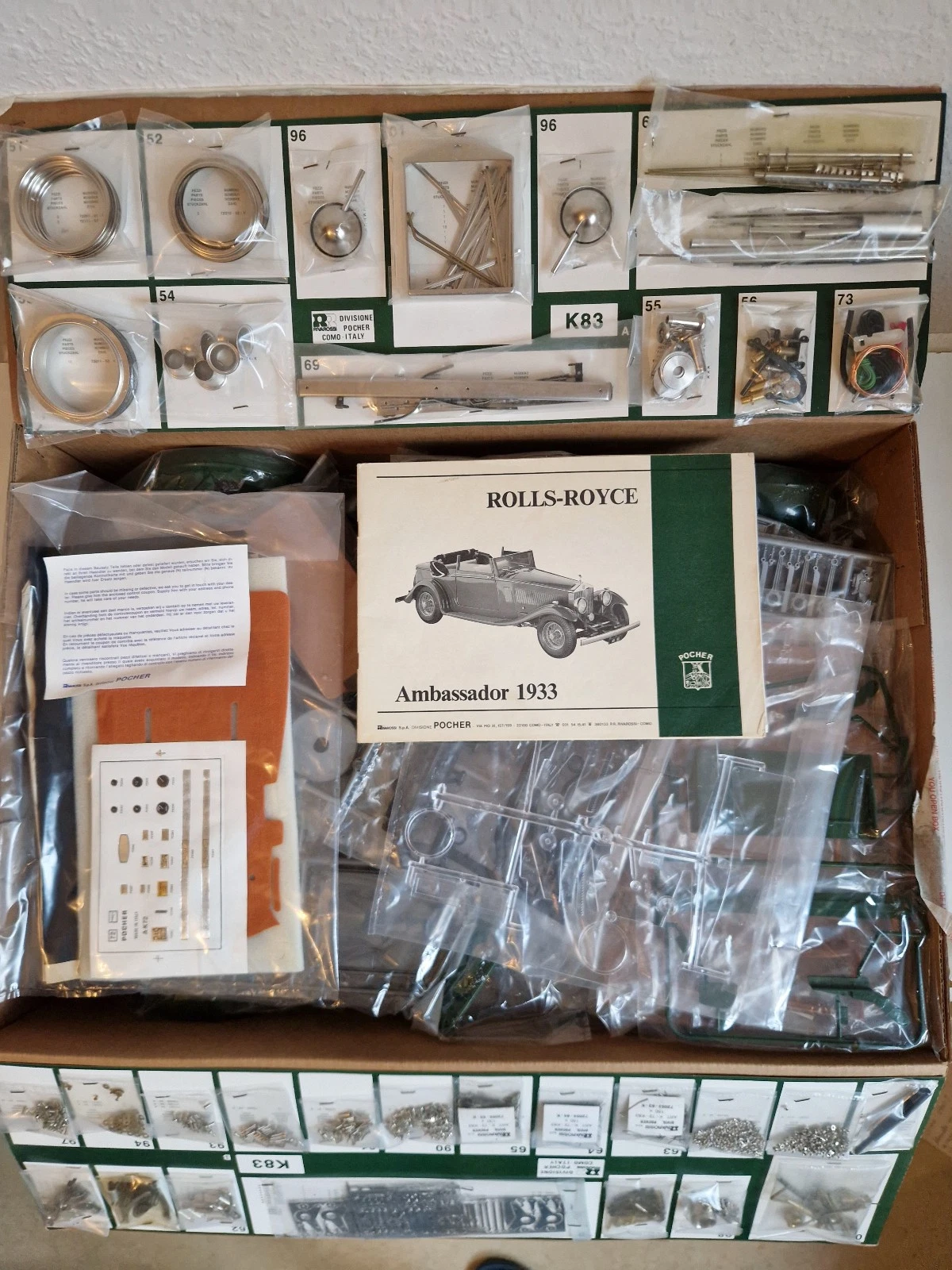 Pocher Rolls-Royce Ambassador 1933 K83 Bausatz - 1/8 – Bild 6