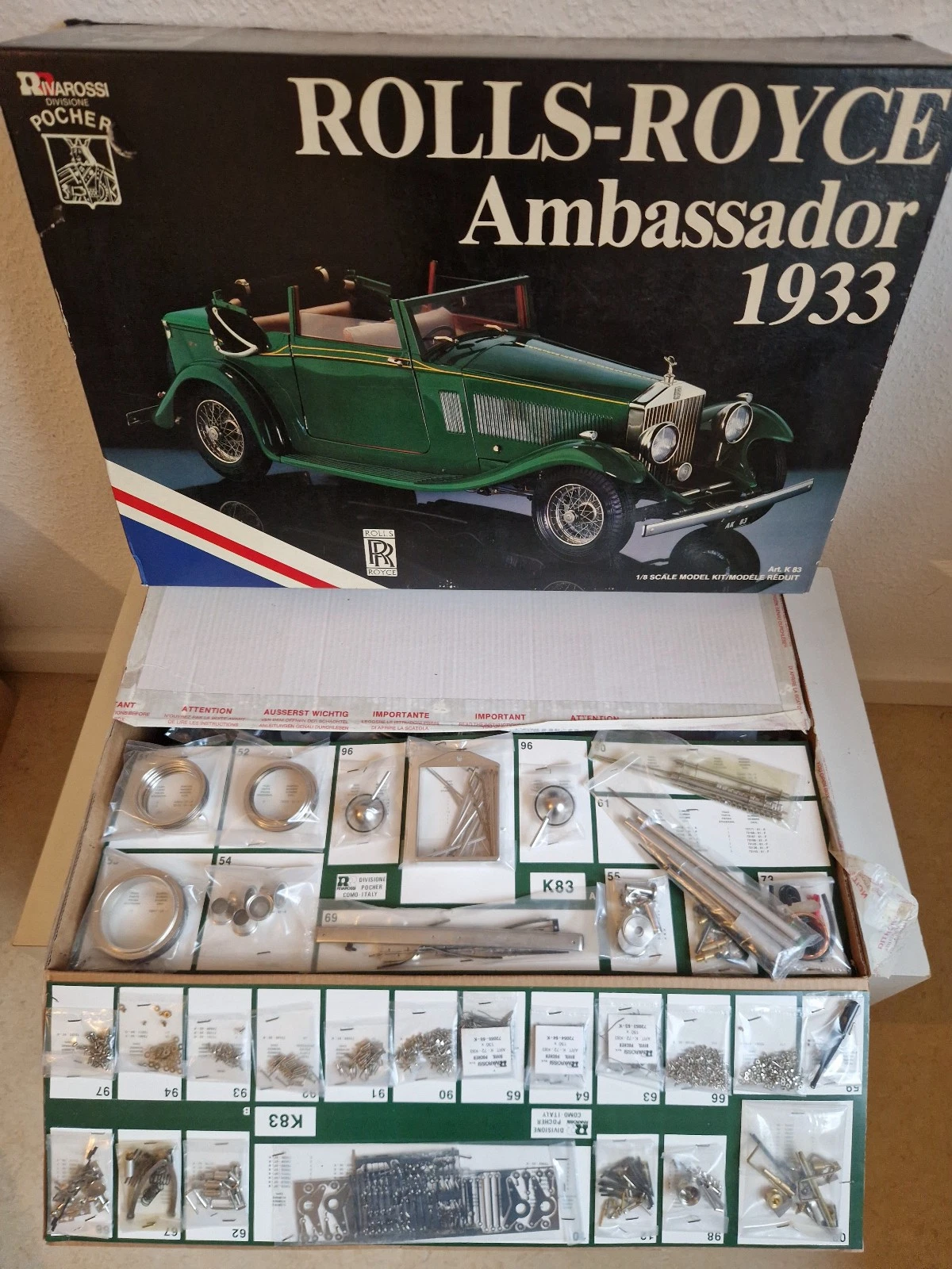 Pocher Rolls-Royce Ambassador 1933 K83 Bausatz - 1/8 – Bild 7
