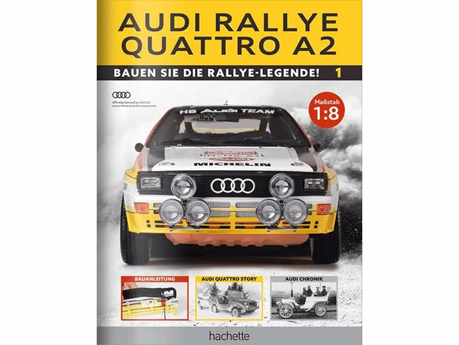 Hachette Audi Quattro A2 Bausatz - 1/8