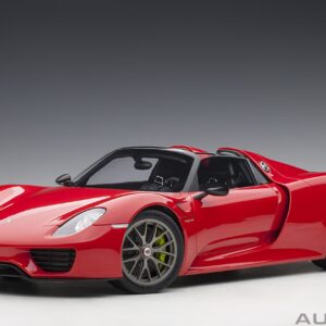 オートアート ポルシェ 918 スパイダー 2013 1:12 - ガーズレッド