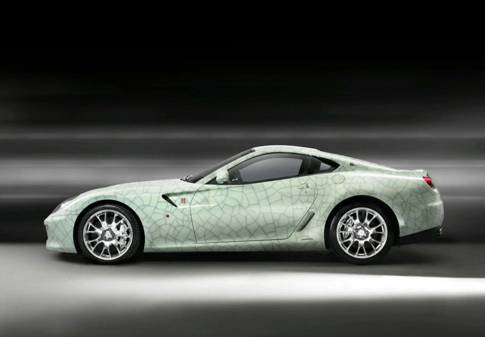 BBR Ferrari 599 GTB Fiorano Art Car Lu Hao Cracked Porcelain | 1:18 – Bild 2