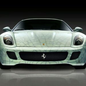BBR Ferrari 599 GTB Fiorano Art Car Lu Hao Cracked Porcelain | 1:18
