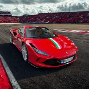 BBR Ferrari F8 Tributo Spider Italian Stripe Livery - Red | 1:18