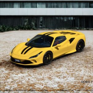 BBR Ferrari F8 Tributo Spider - Modena Yellow with Black Stripes | 1:18