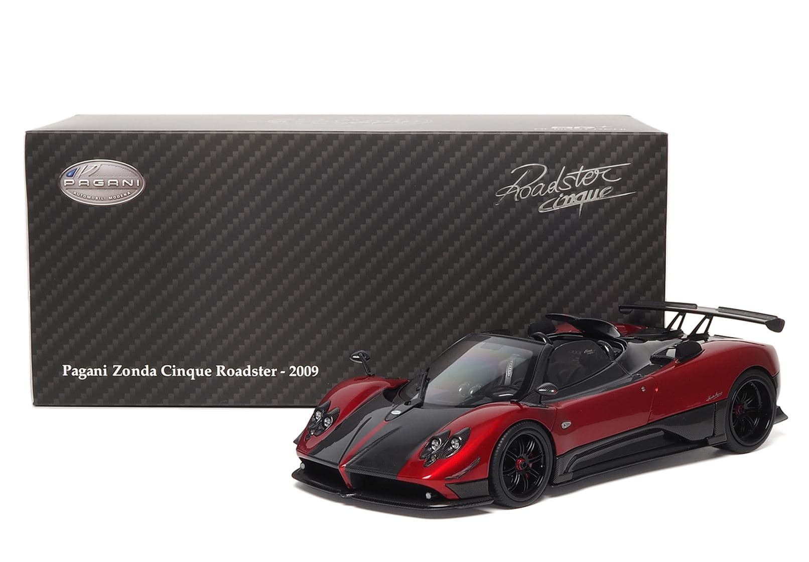 BBR Pagani Zonda Cinque Roadster - Dubai Red | 1:18 - 画像7