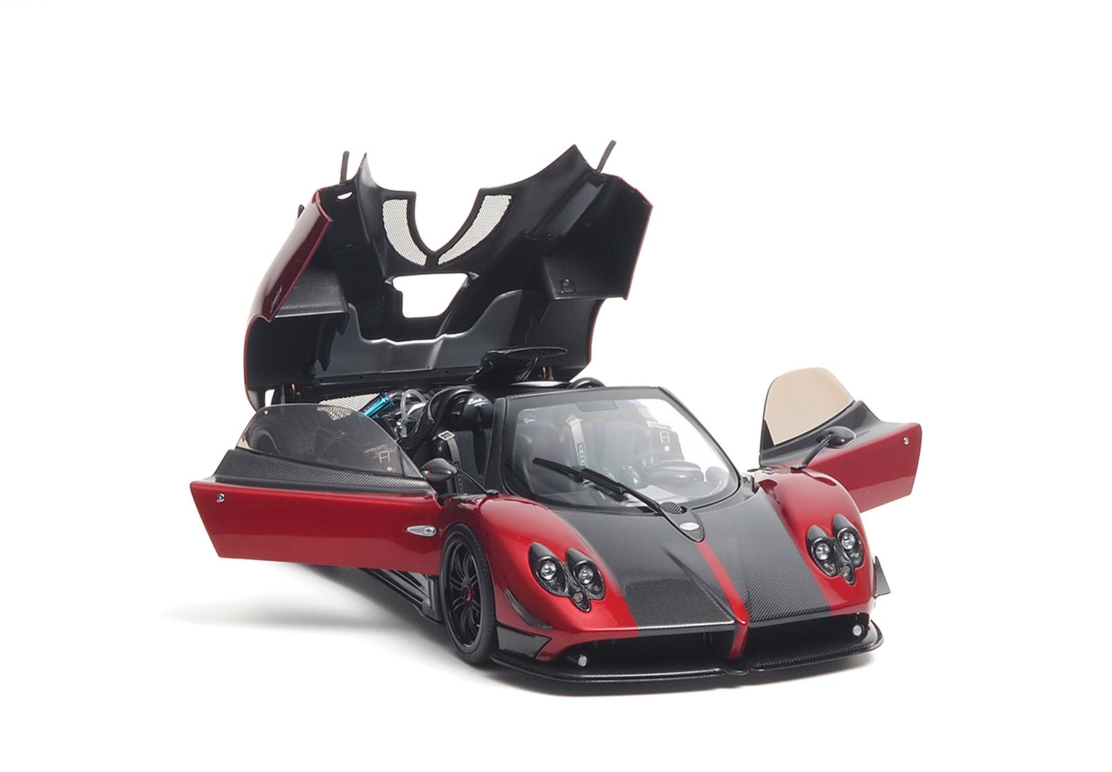 BBR Pagani Zonda Cinque Roadster - Dubai Red | 1:18 - 画像2