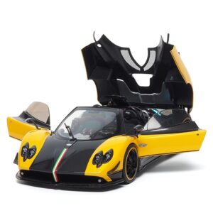 BBR Pagani Zonda Cinque Roadster Basic Pack - Geneva Yellow | 1:18