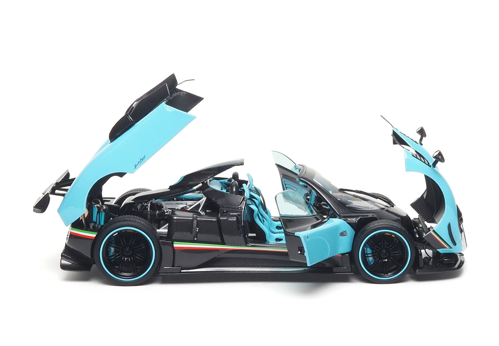 BBR Pagani Zonda Uno Coupe Special Pack - Turquoise | 1:18 – Bild 4